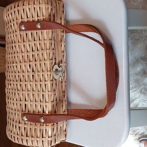 Vintage  Simon wicker handbag